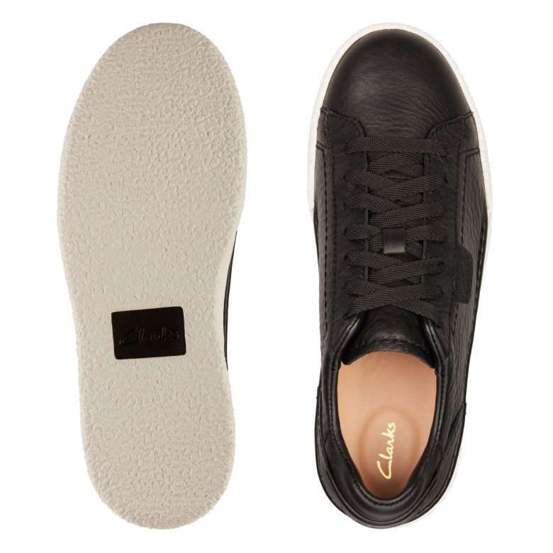 Craft Cup Lace Schwarz Leder Clarks