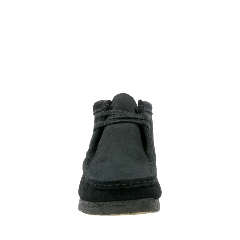 Wallabee-stiefel Aus Schwarzem Wildleder Clarks