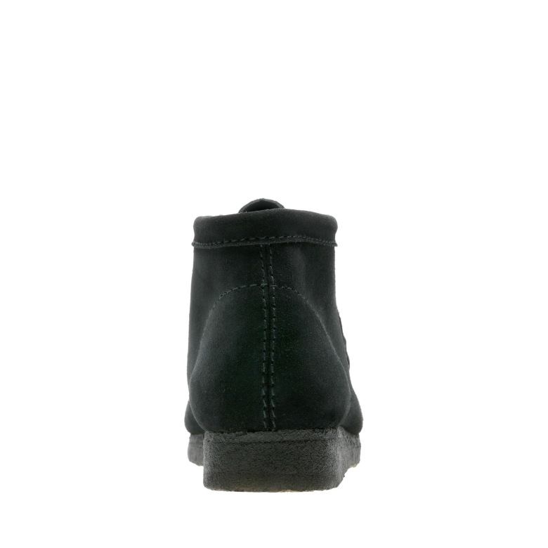 Wallabee-stiefel Aus Schwarzem Wildleder Clarks