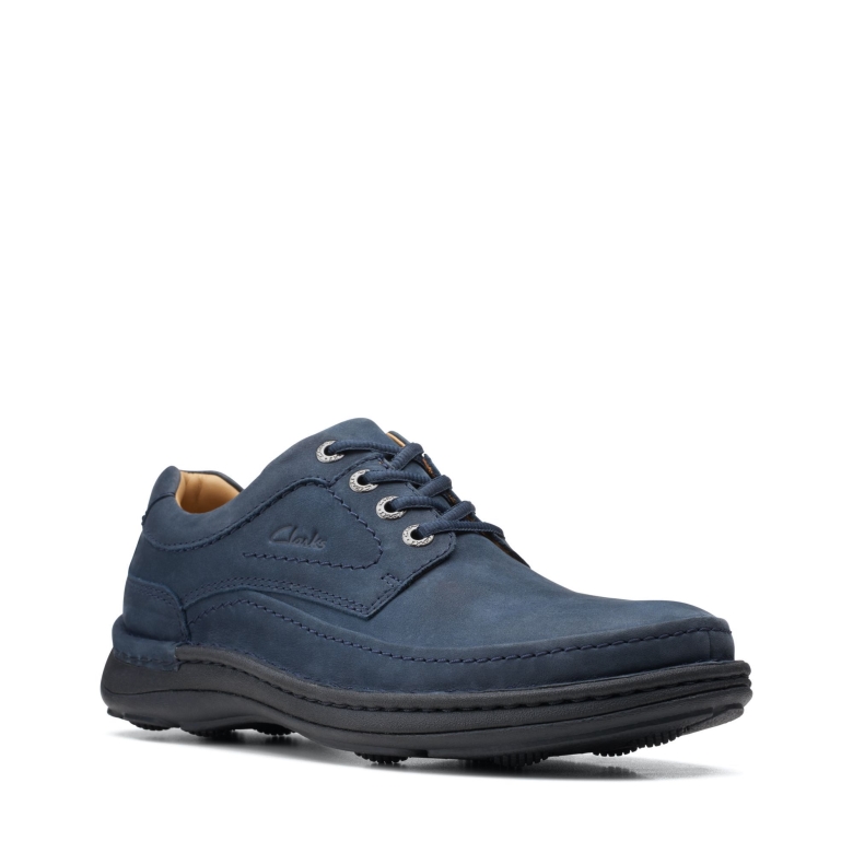 Clarks Nature Three Navy Nubuk