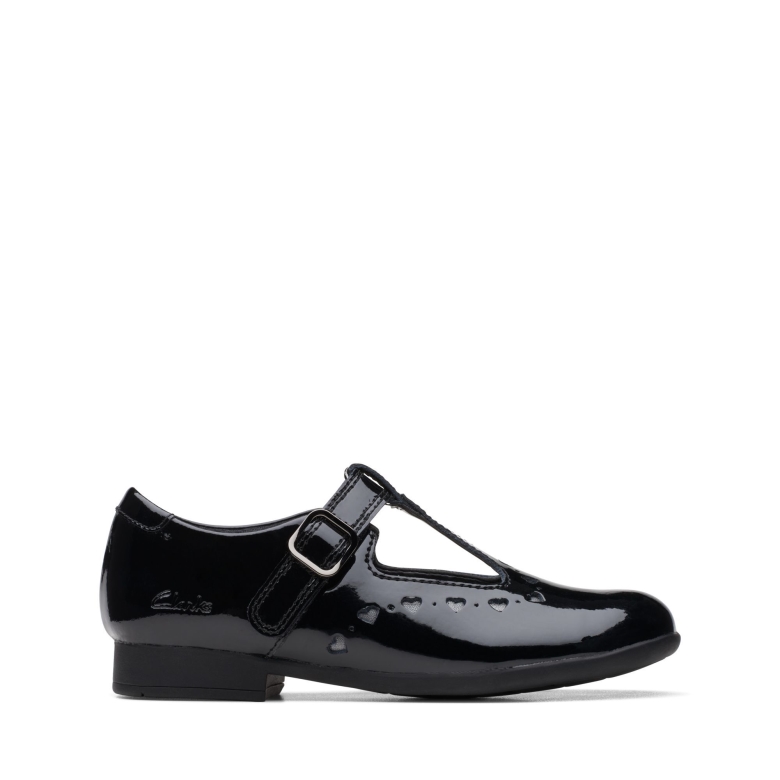 Clarks Black Pat Scaladress K
