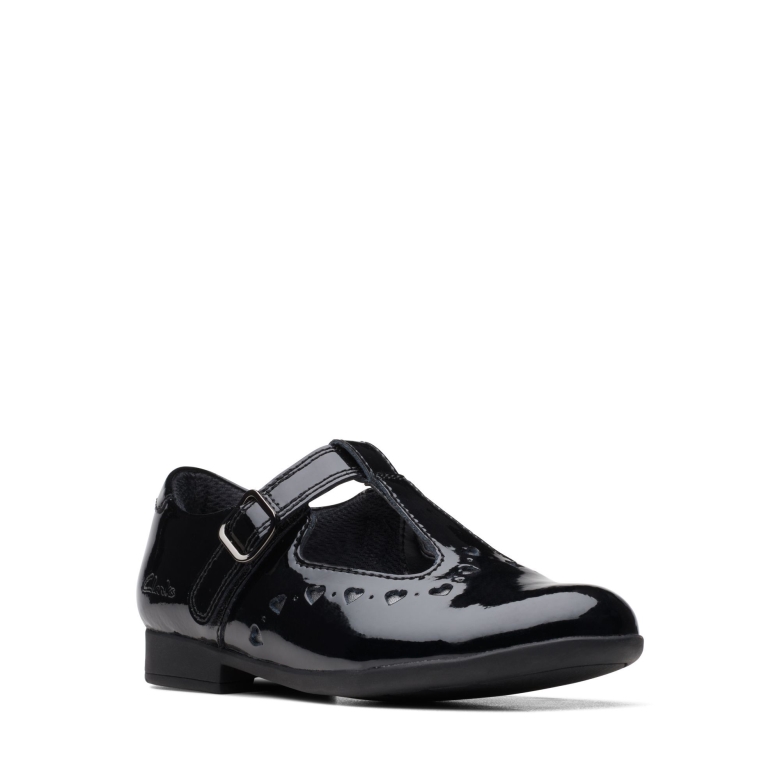 Clarks Black Pat Scaladress K