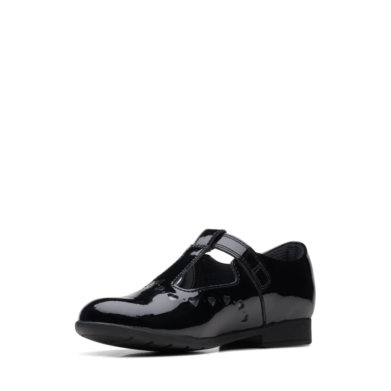 Clarks Black Pat Scaladress K