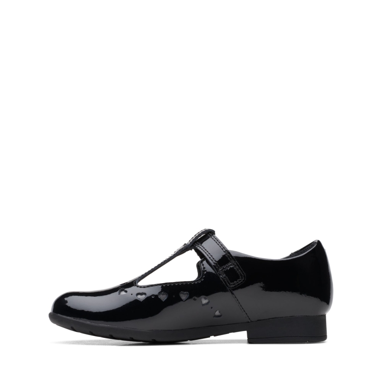 Clarks Black Pat Scaladress K