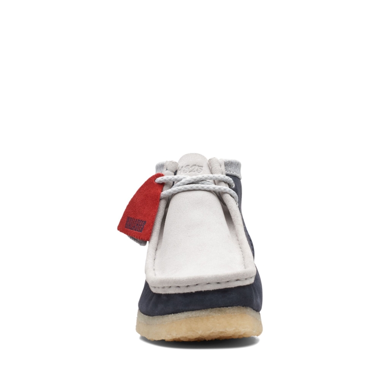 Wallabee Bt New Clarks Marineblau/Grau