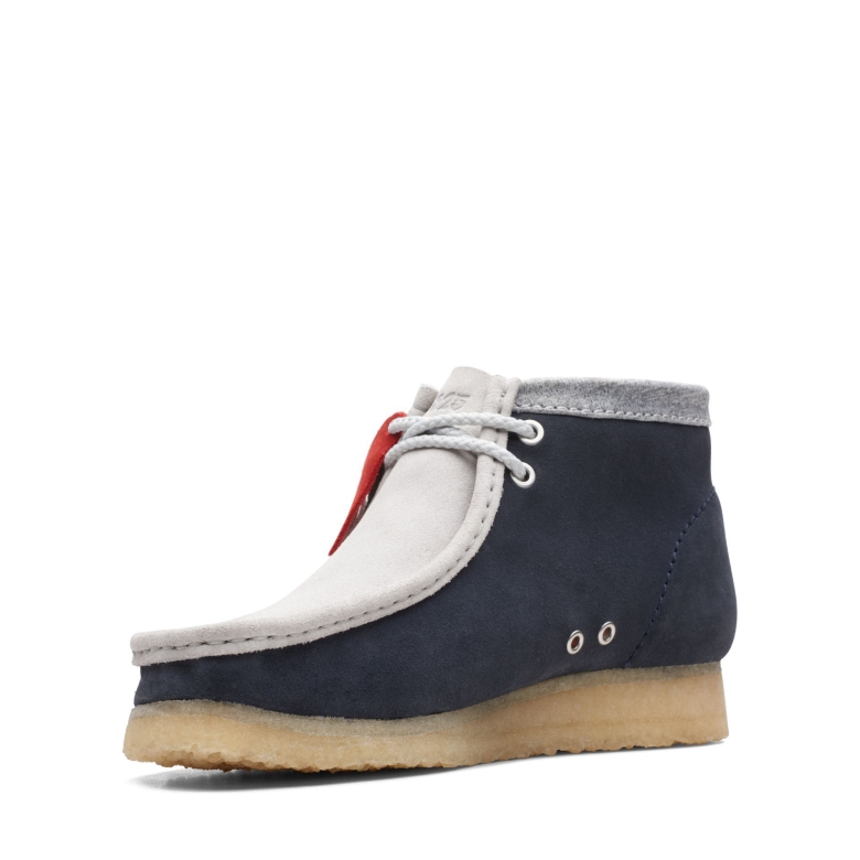 Wallabee Bt New Clarks Marineblau/Grau