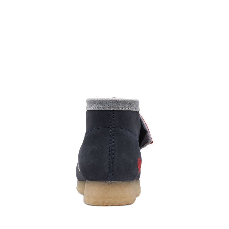 Wallabee Bt New Clarks Marineblau/Grau