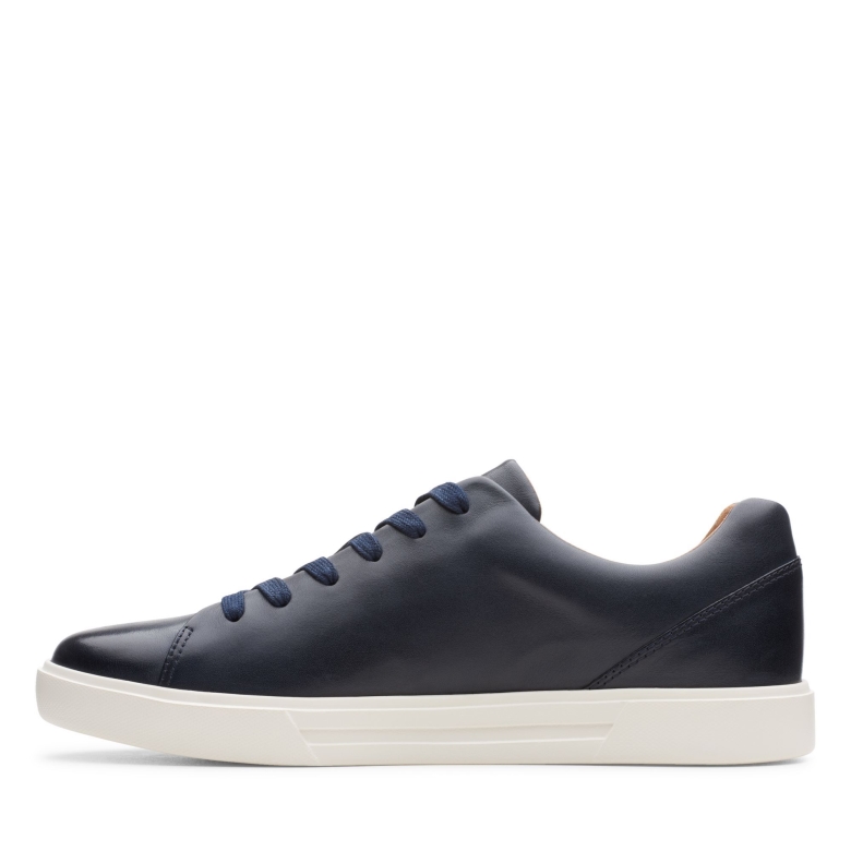 A Costa Lace Navy Leder Clarks