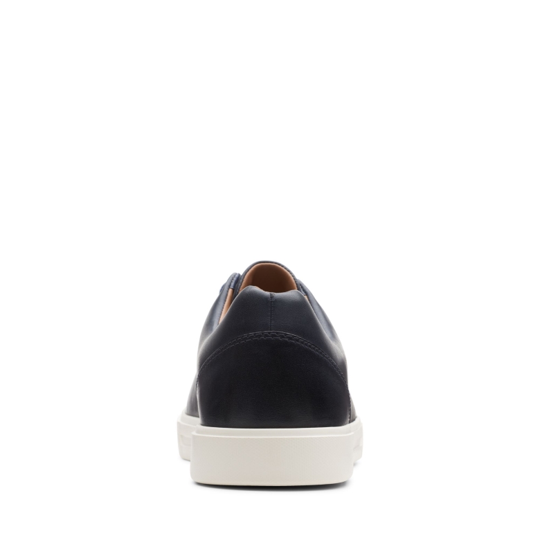 A Costa Lace Navy Leder Clarks