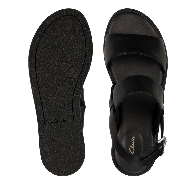 Schwarzes Karsea-lederband Clarks