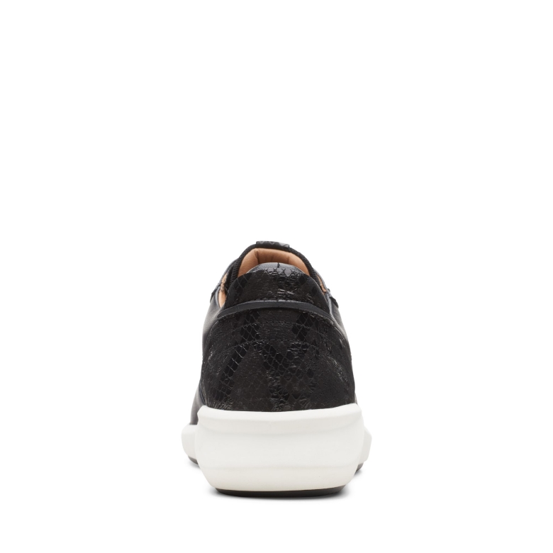 Schwarzes Kombileder Un Rio Sprint Clarks