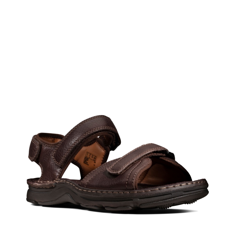 Clarks Atl Teil Dunkelbraunes Blatt