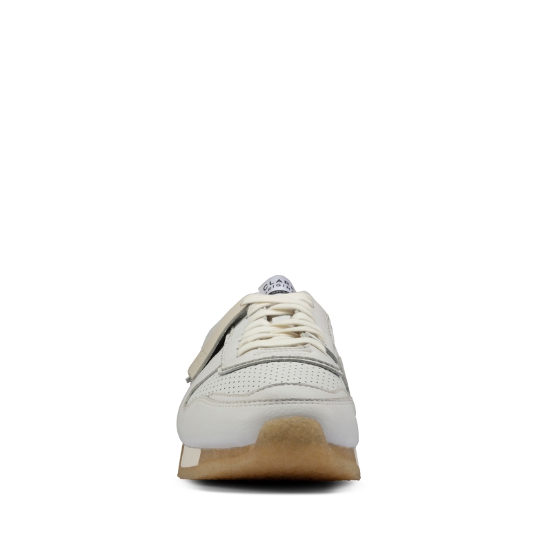 Tor Run Weiß Leder Clarks