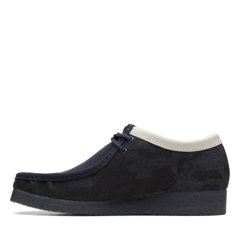 Clarks Wallabee Denimblau Syn