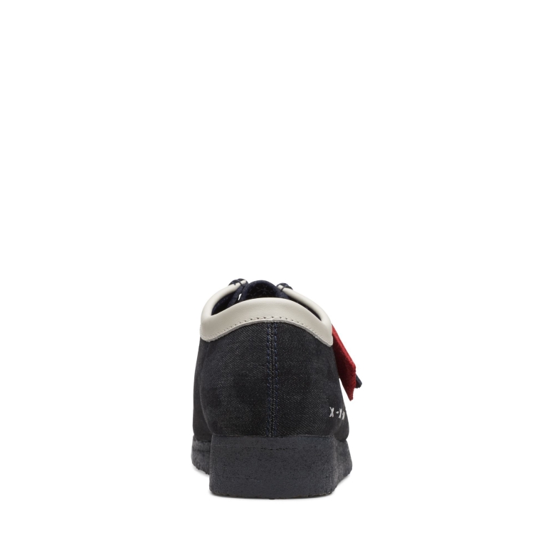 Clarks Wallabee Denimblau Syn
