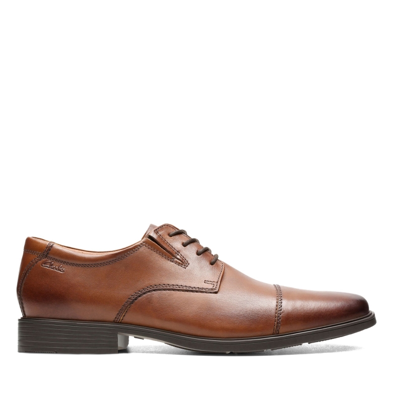 Tilden Cap Clarks Aus Dunkelbraunem Leder