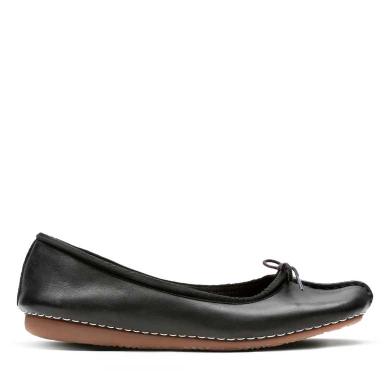 Clarks Sommersprossen Eisschwarzes Leder