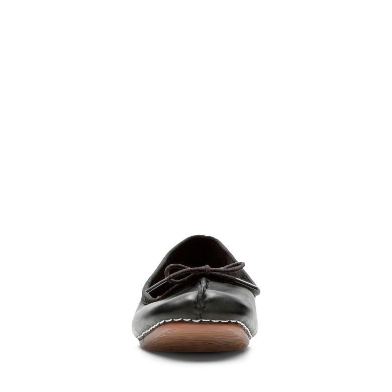 Clarks Sommersprossen Eisschwarzes Leder