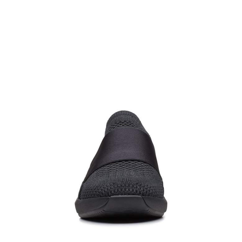 Schwarze Kombi Clarks Un Rio Knit