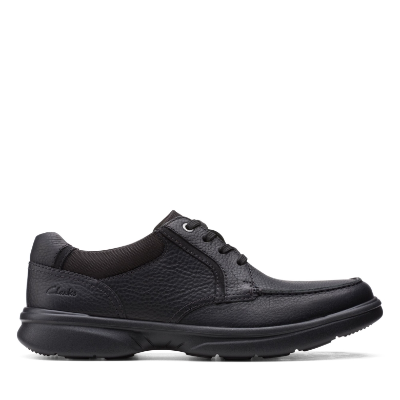 Clarks Bradley Vibe Schwarzes Leder
