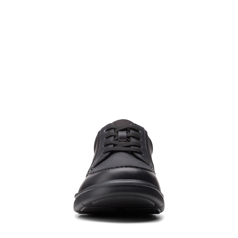 Clarks Bradley Vibe Schwarzes Leder