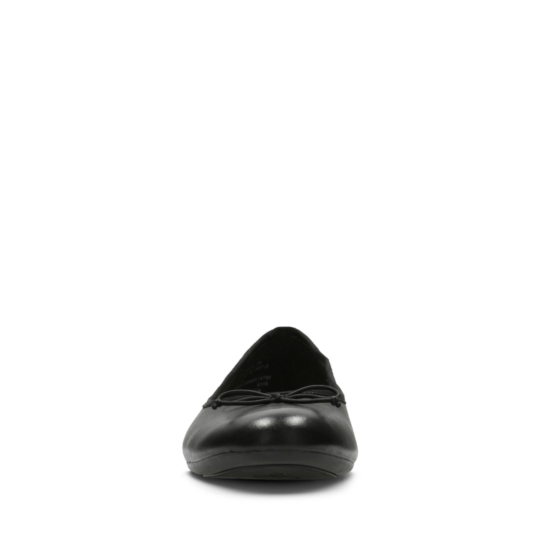 Schwarzes Leder Clarks Couture Bloom
