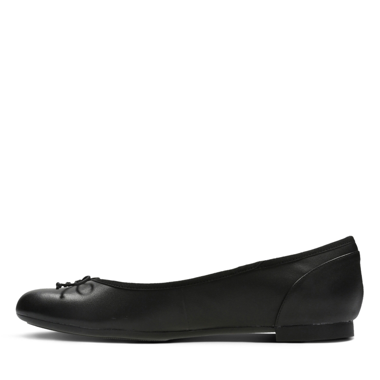 Schwarzes Leder Clarks Couture Bloom