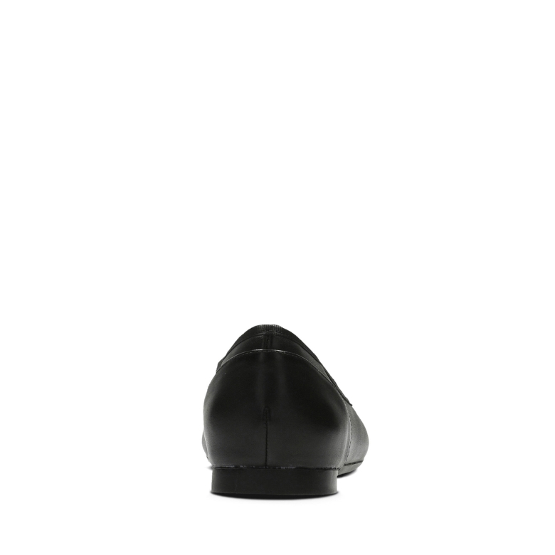 Schwarzes Leder Clarks Couture Bloom
