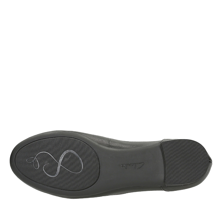 Schwarzes Leder Clarks Couture Bloom