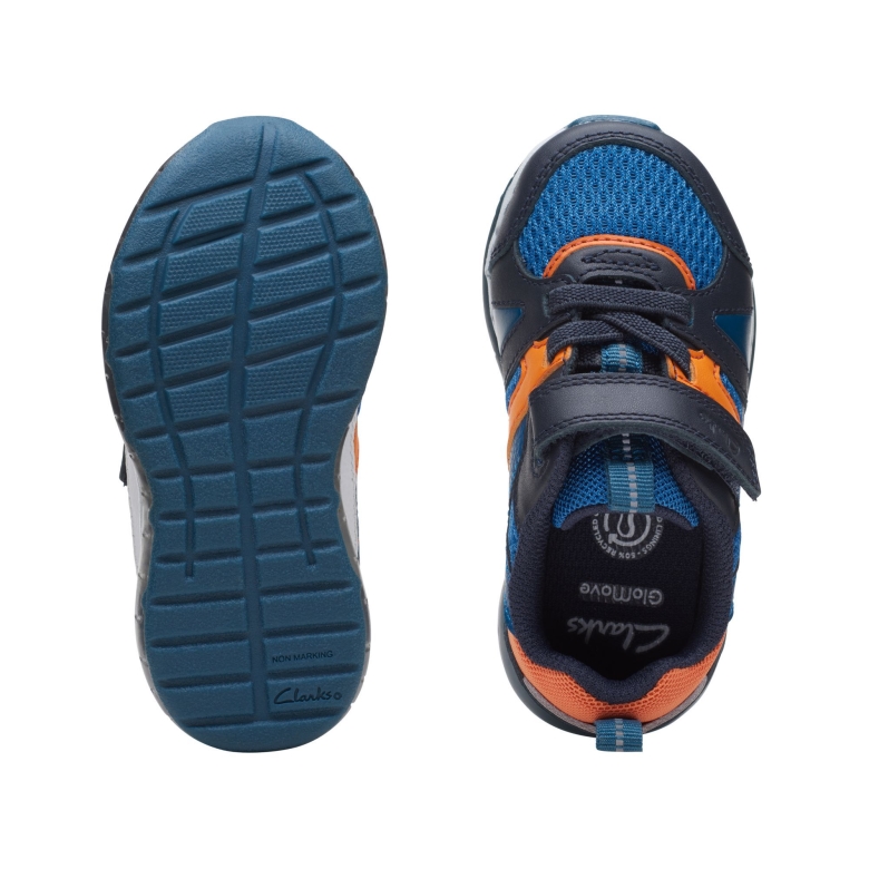 Blaue Kombi Clarks Spark Flash T