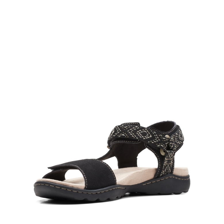 Clarks Amanda Schritt Schwarz Sde