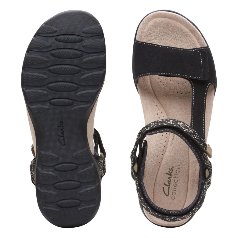 Clarks Amanda Schritt Schwarz Sde