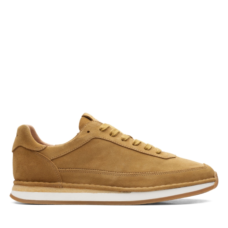 Eichenmoos Wildleder Clarks Craft Run Lace