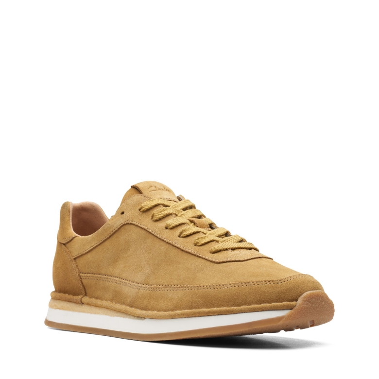 Eichenmoos Wildleder Clarks Craft Run Lace