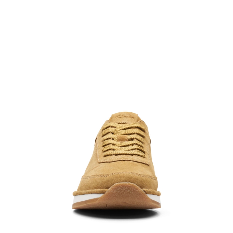 Eichenmoos Wildleder Clarks Craft Run Lace