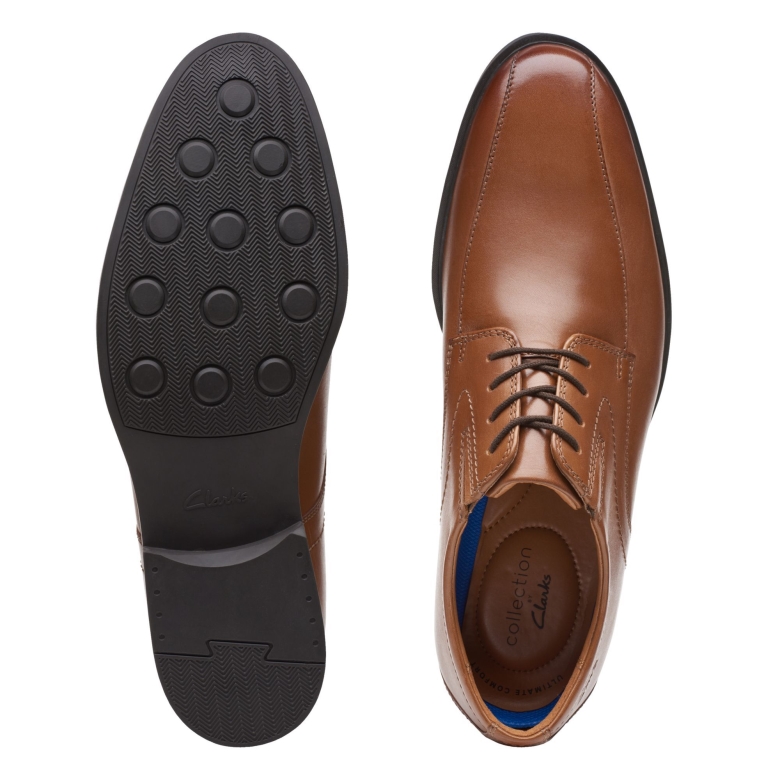 Whiddon Pace Clarks Dunkelbraunes Leder