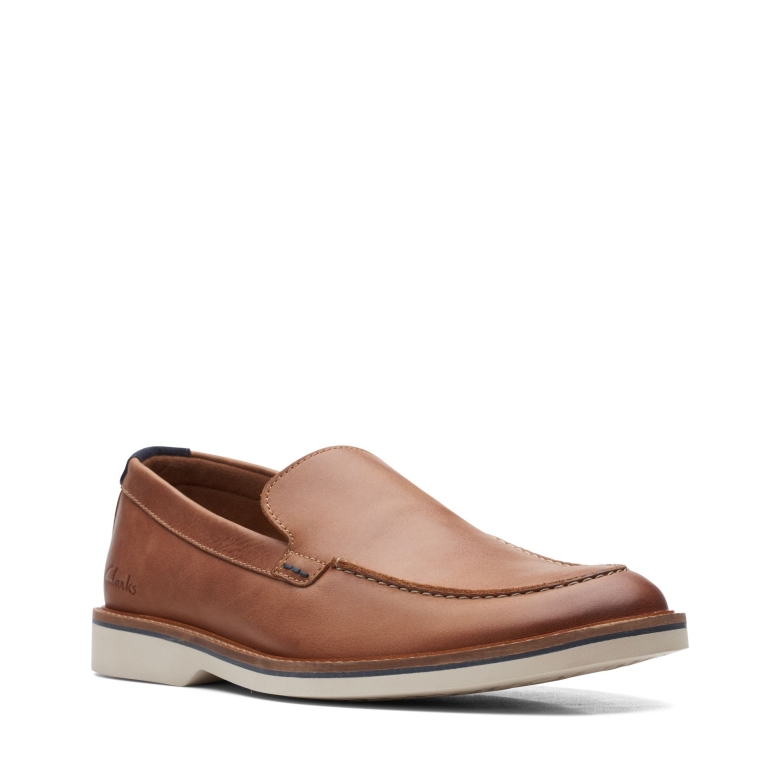 Atticuslt Edge Dunkelbraun Lea Clarks
