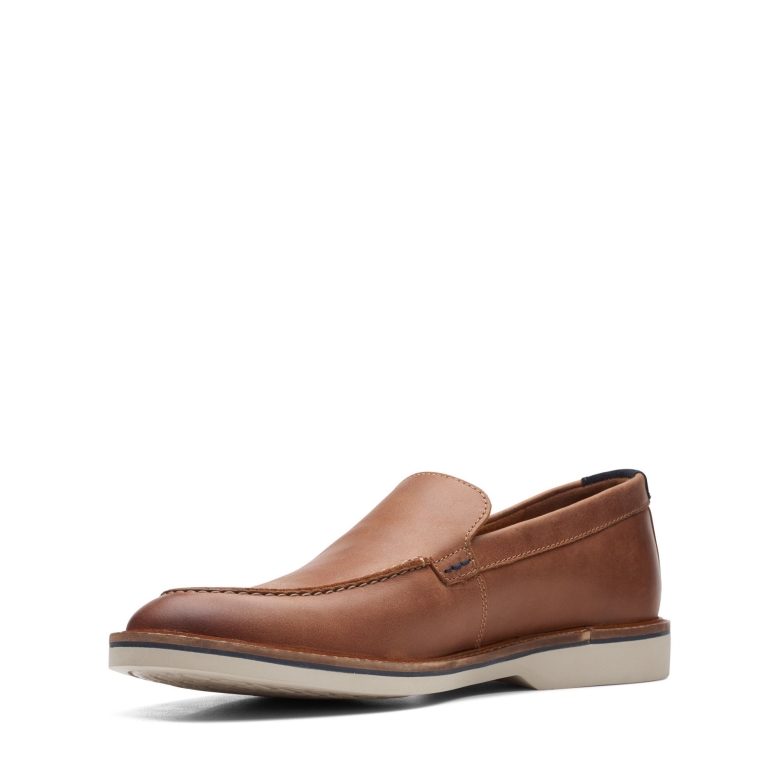 Atticuslt Edge Dunkelbraun Lea Clarks