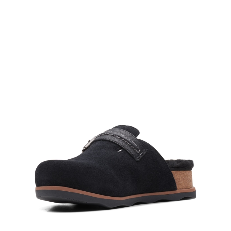 Brynn Slide Clarks Schwarz Sde