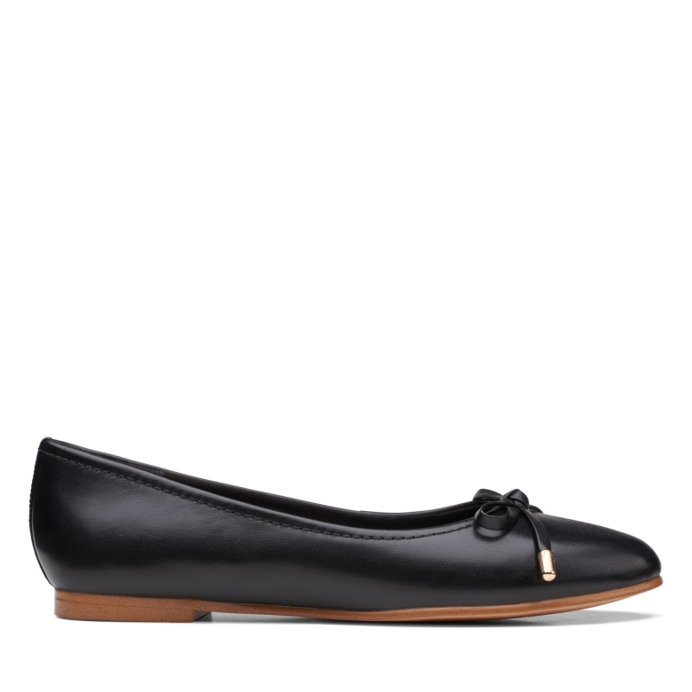 Schwarze Clarks Zieren Lilie