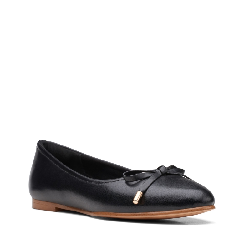 Schwarze Clarks Zieren Lilie