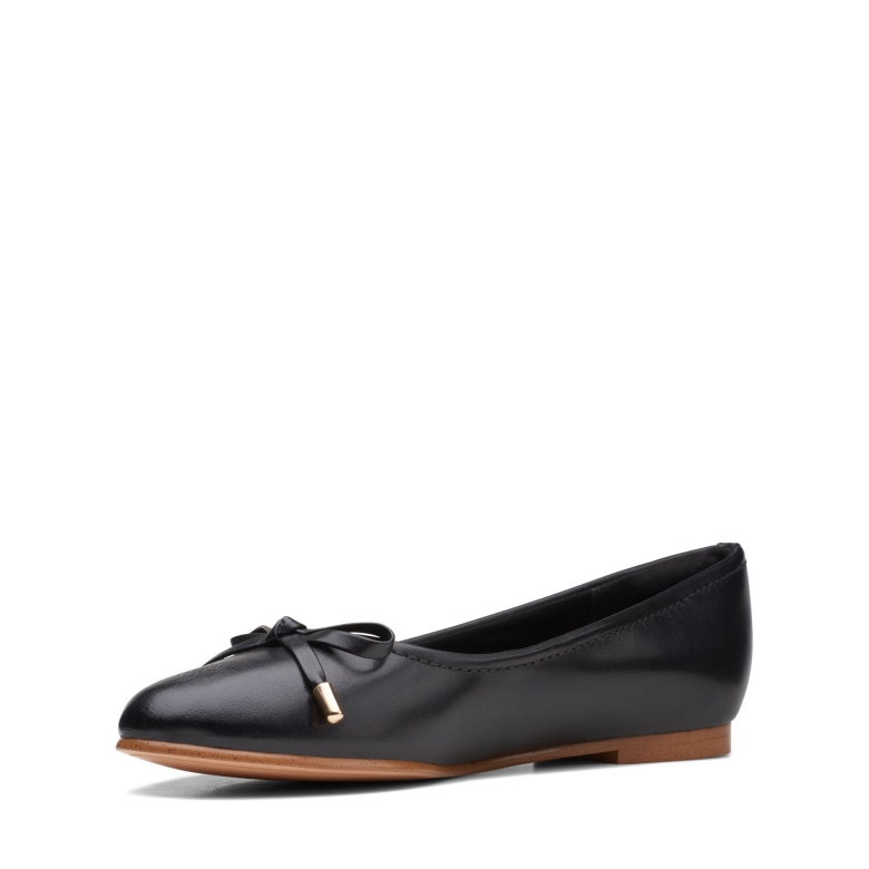 Schwarze Clarks Zieren Lilie