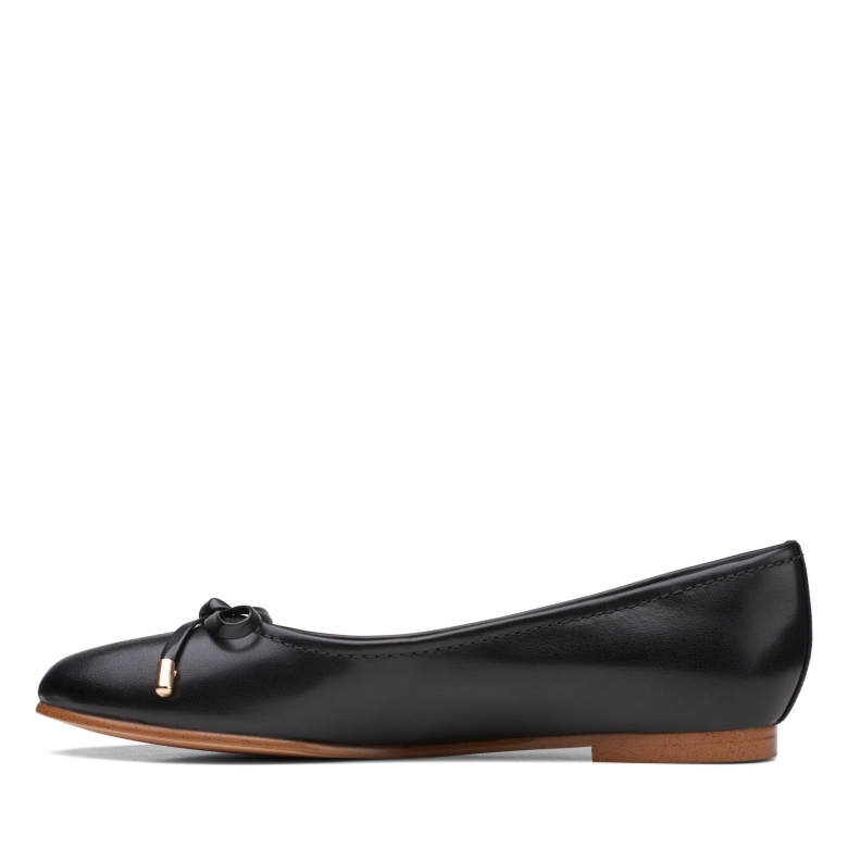 Schwarze Clarks Zieren Lilie