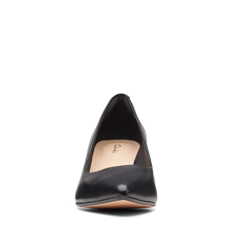 Clarks Schwarz Leder Violett 55 Rae