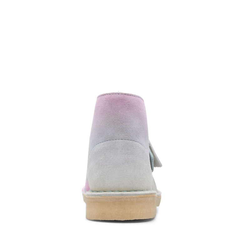 Wüstenstiefel Weiß/blau Clarks