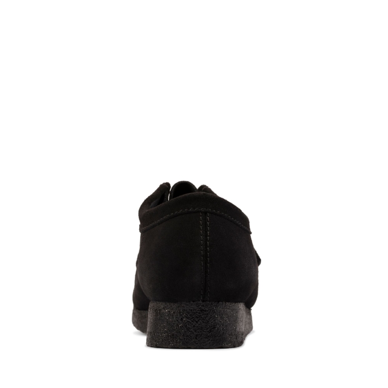 Clarks Wallabee Aus Schwarzem Wildleder