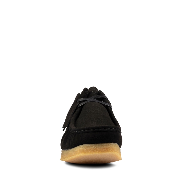 Wallabee Clarks Schwarz Vegan