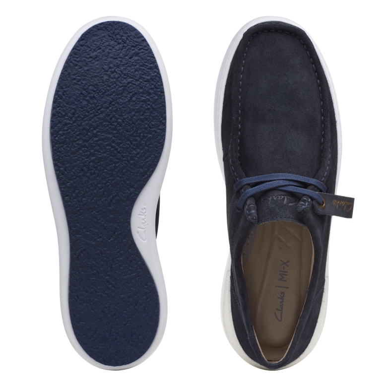 Court Lite Wally Navy Wildleder Clarks