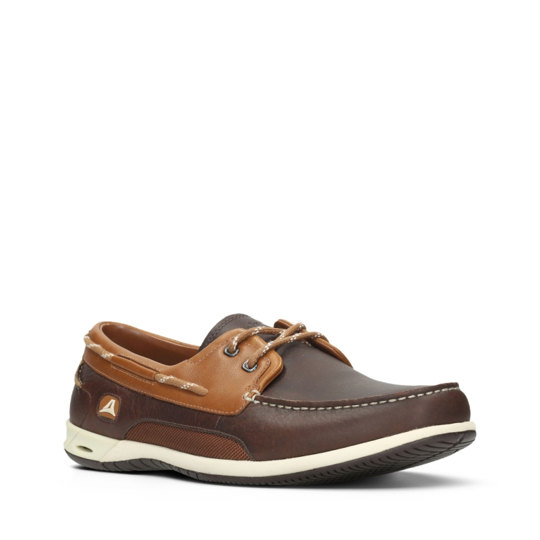 Clarks Braunes Leder Orson Hafen