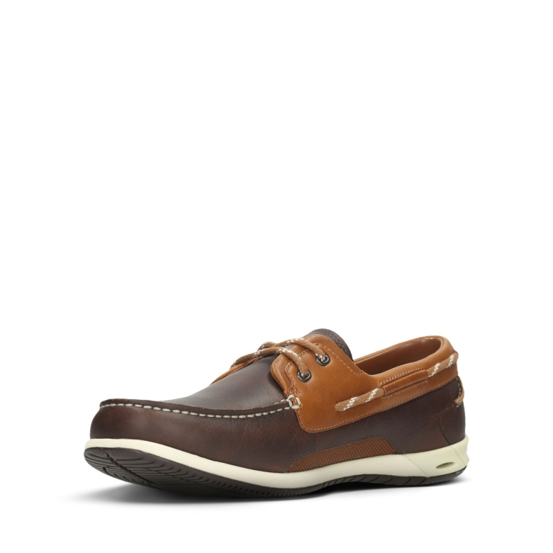 Clarks Braunes Leder Orson Hafen
